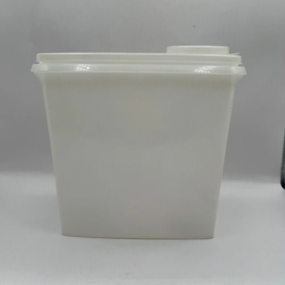 Tupperware Modular Mates Storage Containers Set‎ 2 Sheer White Pour Spout Lids